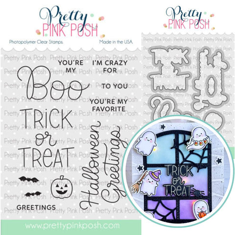 PRETTY PINK POSH: Stamp & Die Bundle | Boo Greetings