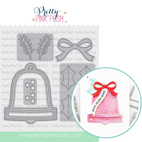 PRETTY PINK POSH: Christmas Bell Shaker | Die