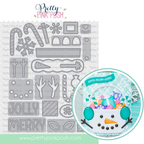 PRETTY PINK POSH: Christmas Bucket Additions | Die