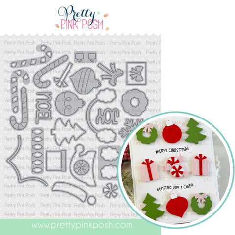 PRETTY PINK POSH: Christmas Holder Additions | Die