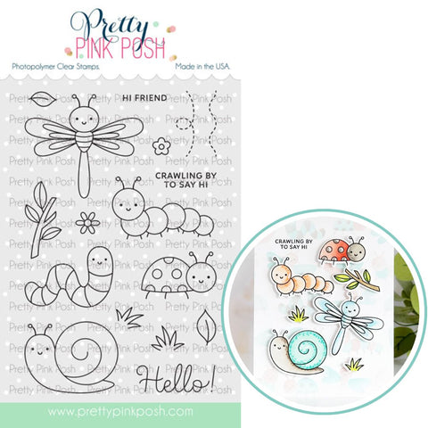 PRETTY PINK POSH:  Stamp | Cute Bugs