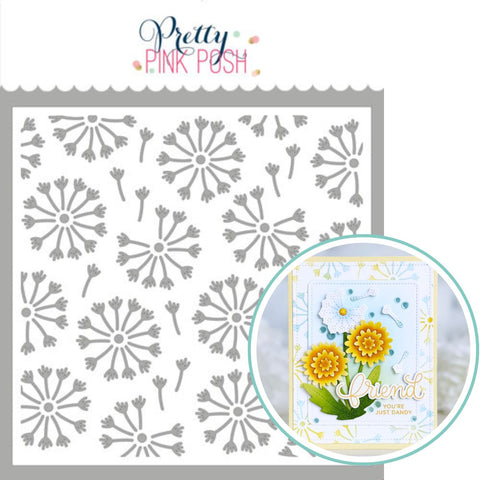 PRETTY PINK POSH: Stencil | Dandelion