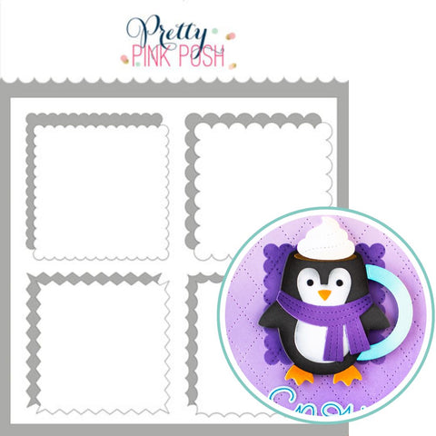 PRETTY PINK POSH: Decorative Squares + Masks | Stencil