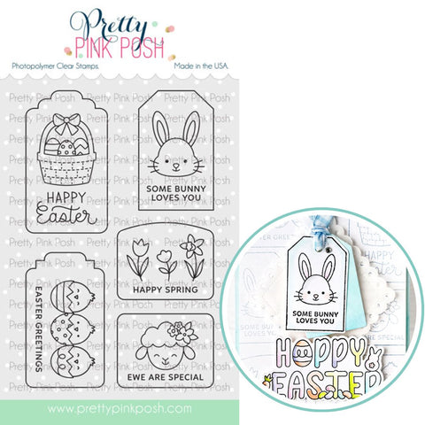 PRETTY PINK POSH:  Easter Tags | Stamp