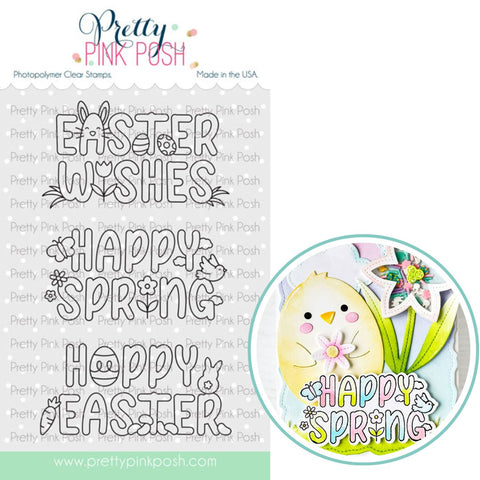 PRETTY PINK POSH:  Easter Word Scenes | Stamp