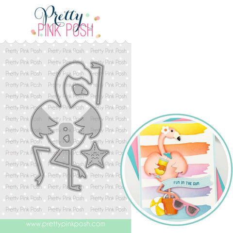 PRETTY PINK POSH: Die | Flamingo Holder