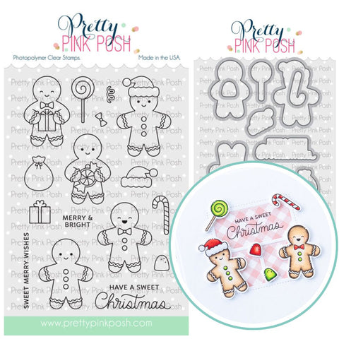 PRETTY PINK POSH: Gingerbread Friends | Stamp & Die Bundle