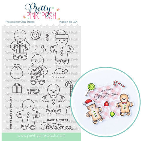 PRETTY PINK POSH:  Gingerbread Friends | Stamp