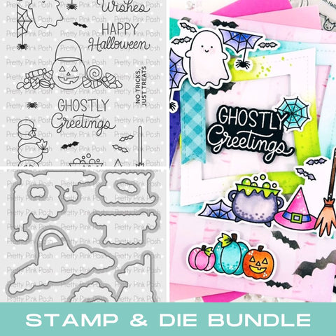 PRETTY PINK POSH:  Halloween Corners | Stamp & Die Bundle