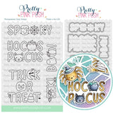 PRETTY PINK POSH: Halloween Word Scenes | Stamp & Die Bundle