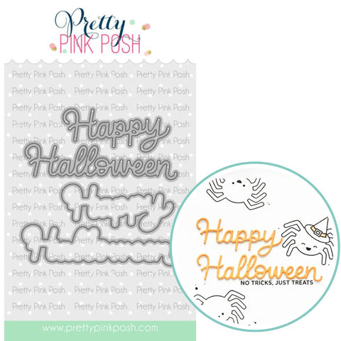 PRETTY PINK POSH: Happy Halloween Shadow  | Die