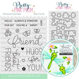 PRETTY PINK POSH: Stamp & Die Bundle | Hello Friend