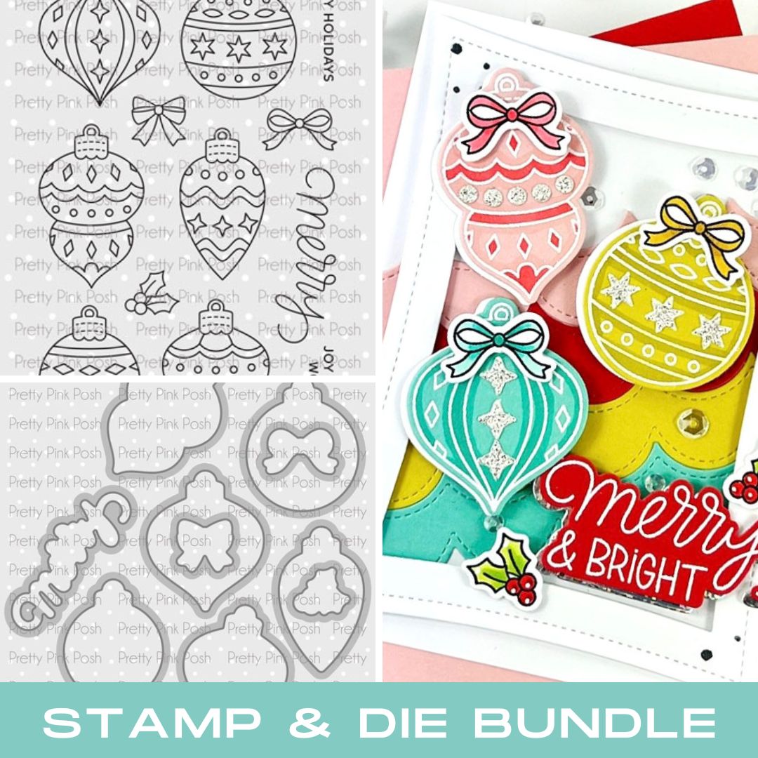 Christmas stamp and die bundle newest NEW