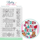 PRETTY PINK POSH:  Holiday Word Scenes | Stamp