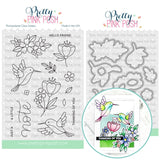 PRETTY PINK POSH: Hummingbird Floral | Stamp & Die Bundle