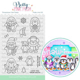 PRETTY PINK POSH:  Penguin Friends | Stamp