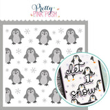 PRETTY PINK POSH: Penguins | Layered Stencil 3 PK