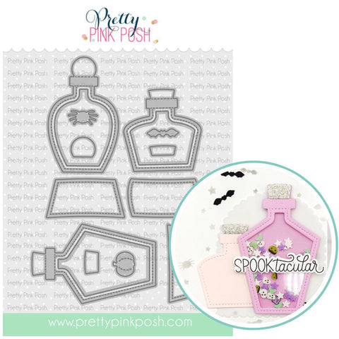 PRETTY PINK POSH: Potion Bottle Shaker | Die