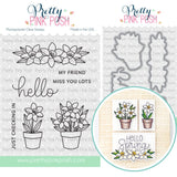 PRETTY PINK POSH: Potted Daffodils | Stamp & Die Bundle