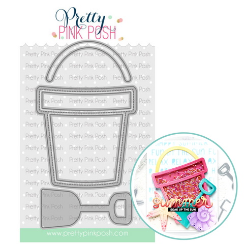 PRETTY PINK POSH: Sand Bucket Shaker | Die
