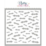 PRETTY PINK POSH: Scattered Bats Background | Stencil
