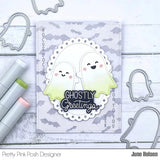 PRETTY PINK POSH: Scattered Bats Background | Stencil