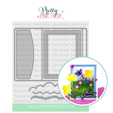 PRETTY PINK POSH: Shadow Box | Die