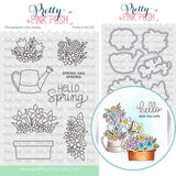 PRETTY PINK POSH: Spring Blooms | Stamp & Die Bundle
