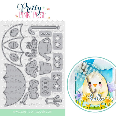 PRETTY PINK POSH: Springtime Holder Additions | Die