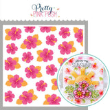 PRETTY PINK POSH: Layered Stencil 3PK | Hibiscus