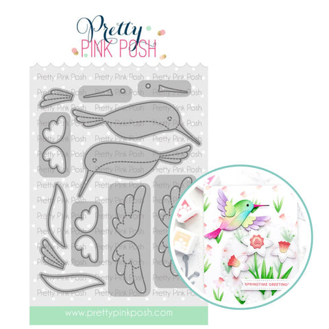PRETTY PINK POSH: Stitched Hummingbirds | Die