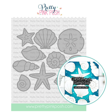 PRETTY PINK POSH: Stitched Seashells | Die