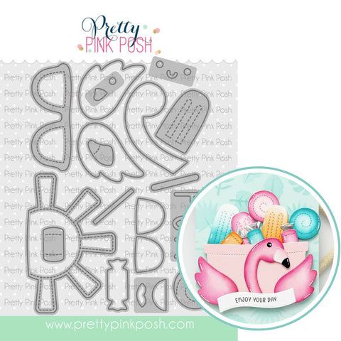 PRETTY PINK POSH: Die | Summer Bucket Additions