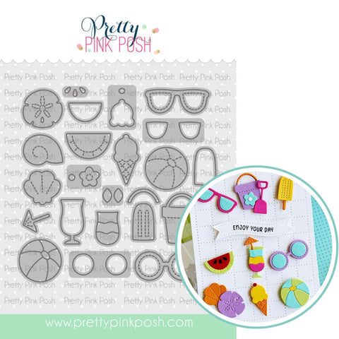 PRETTY PINK POSH: Die | Summer Holder Additions