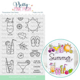 PRETTY PINK POSH:  Stamp | Summer Sips