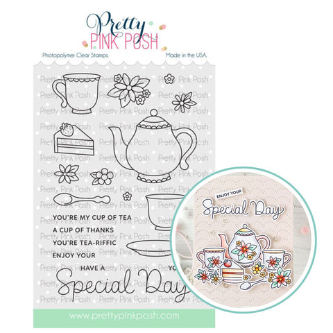 PRETTY PINK POSH:  Tea Time | Stamp