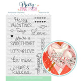 PRETTY PINK POSH:  Valentine Greetings | Stamp