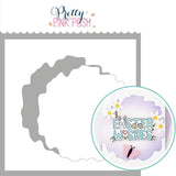 PRETTY PINK POSH: Watercolor Circle Mask | Stencil