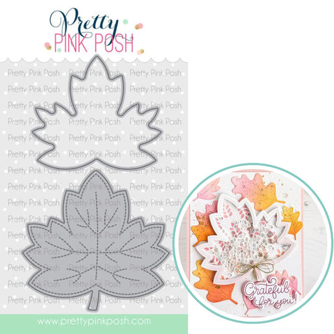 PRETTY PINK POSH: Die | Wide Leaf Shaker