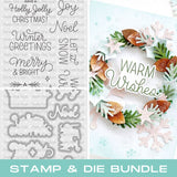 PRETTY PINK POSH: Winter Greetings | Stamp & Die Bundle