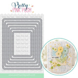 PRETTY PINK POSH: Die | Rounded Stitched Rectangles