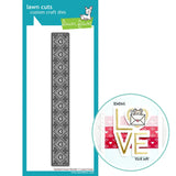 LAWN FAWN: Quilted Heart Border | Lawn Cuts Die