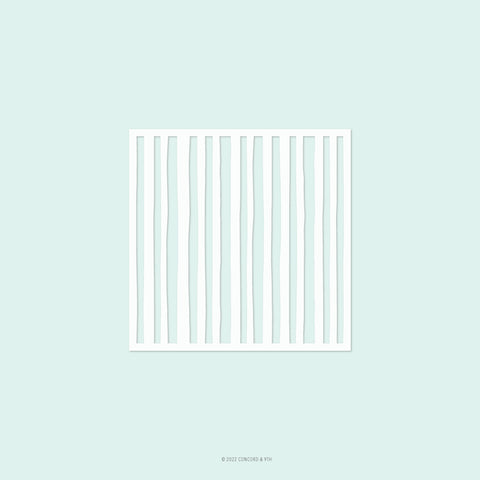 CONCORD & 9 th : Quirky Stripe | Stencil