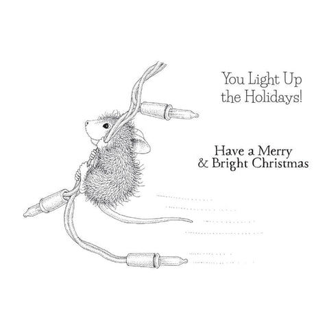 SPELLBINDERS:  House Mouse | Merry and Bright | Stamp