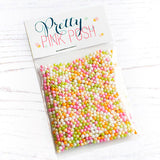 PRETTY PINK POSH:  Shaker Beads | Rainbow Sherbet