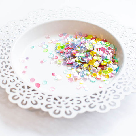 PRETTY PINK POSH:  Confetti | Rainbow Shimmer