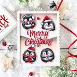 SUNNY STUDIO: Roly Poly Penguins | Stamp & Die Bundle