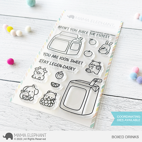 MAMA ELEPHANT: Boxed Drinks | Stamp
