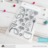 MAMA ELEPHANT: Build a Potted Plant | Stamp