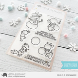 MAMA ELEPHANT: Build a Snowman | Stamp and Creative Cuts Bundle